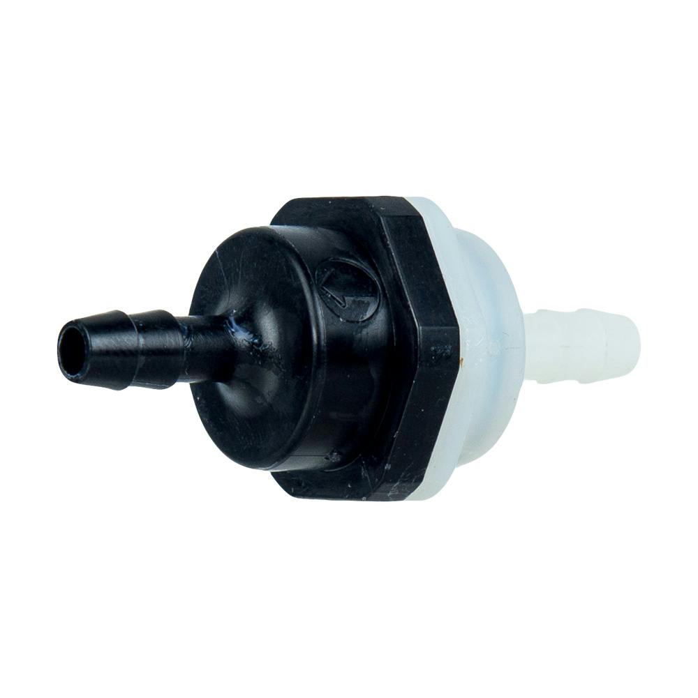 3/16" Hose Barb x 3/16" Hose Barb Series 406 Nylon Check Valve with 0.25 psi Spring & EPDM Seal
