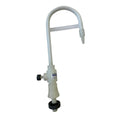 1/2" Deck Mount Natural Polypropylene Gooseneck Faucet with Needle Valve