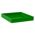 14-1/4" L x 14-1/4" W x 1-1/4" Hgt. Green Tamco® Tray