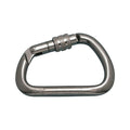 1/2" Thick x 4.5" L Extra Large Aluminum Harness Clip with Aluminum Screw Lock