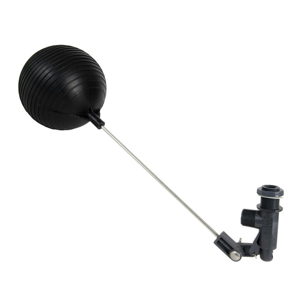 3/4" MIPT PVC Tank Mount Tamco® Float Valve - Installed