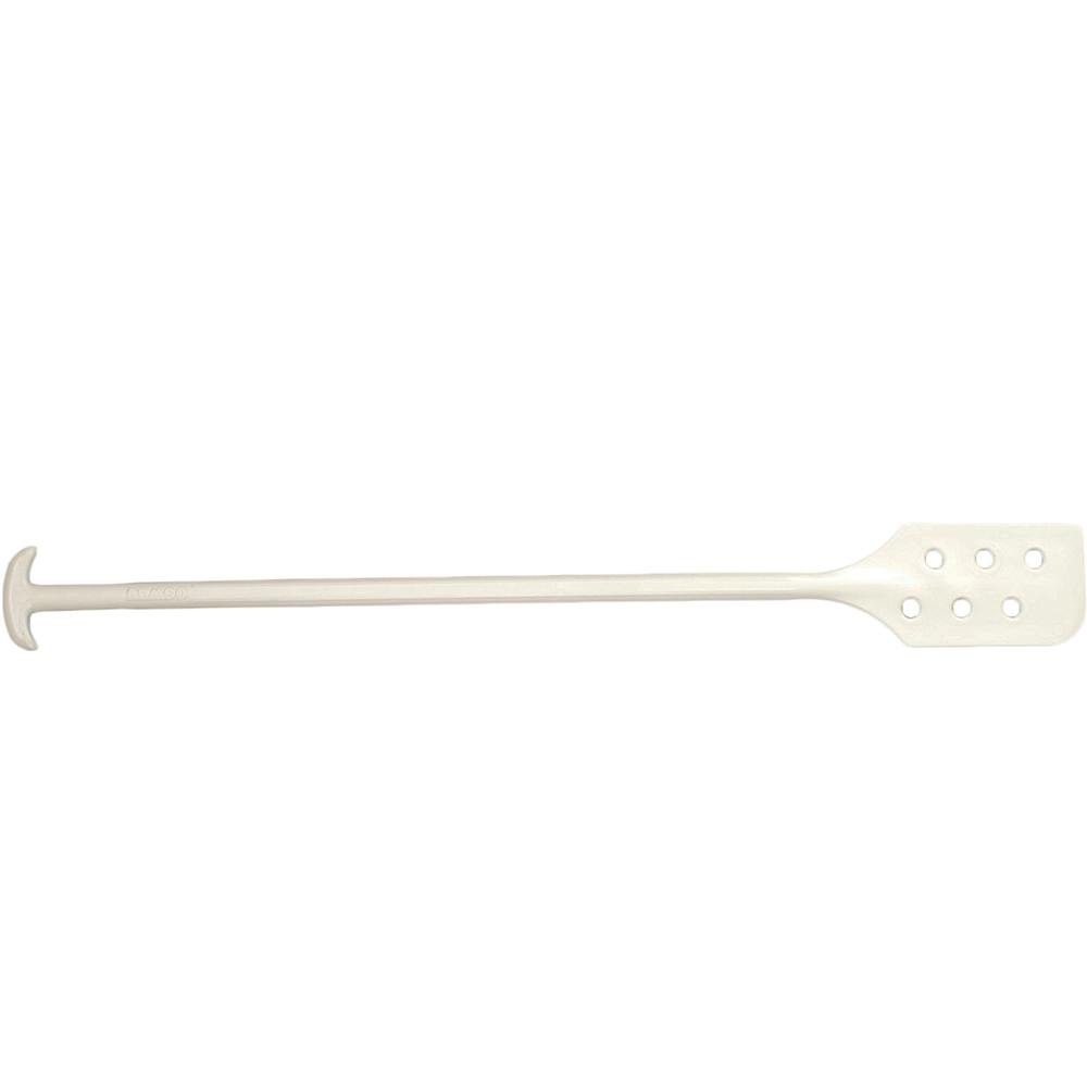 52" White Polypropylene Vikan® Mixing Paddle with Holes