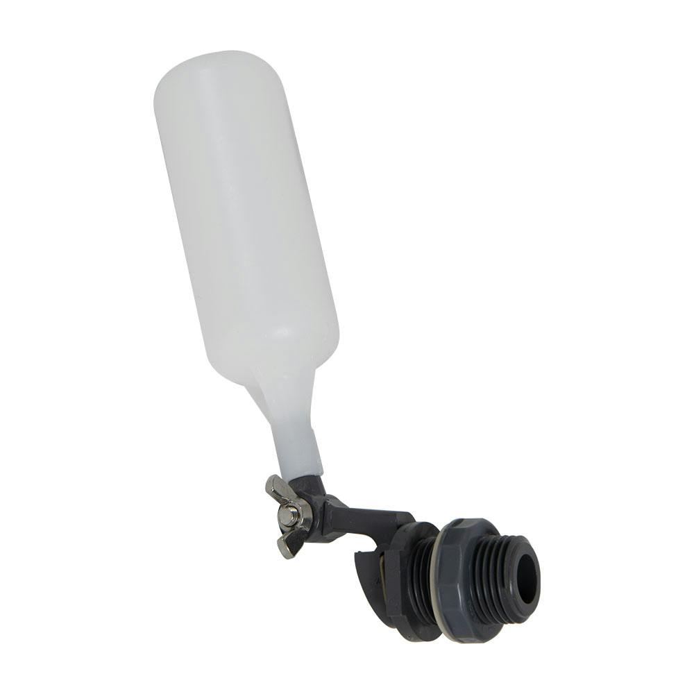 1/2" MIPT PVC Tank Mount Tamco® Float Valve - Installed