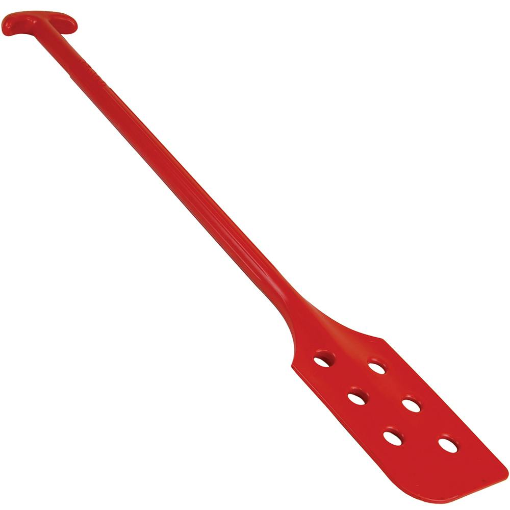 40" Red Polypropylene Vikan® Mixing Paddle with Holes