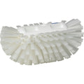 White Polypropylene Vikan® Tank Brush with Stiff Polyester Bristles (Handle Sold Separately)