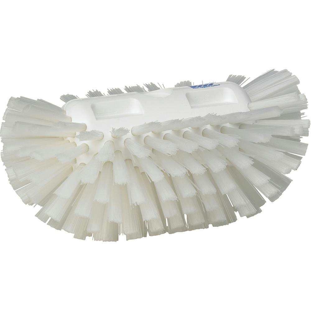White Polypropylene Vikan® Tank Brush with Stiff Polyester Bristles (Handle Sold Separately)