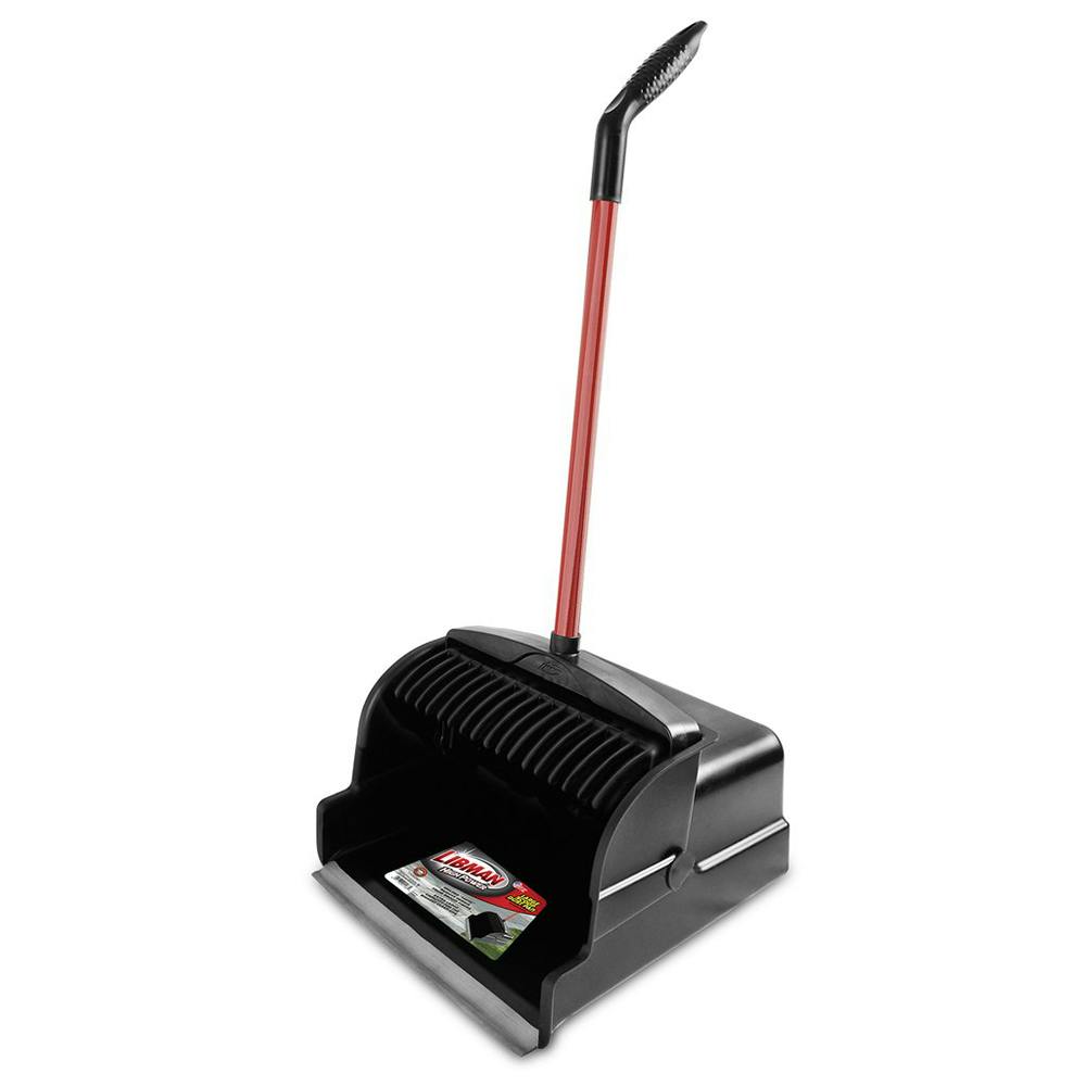 16" Black/Red Libman® Large Scoop Dustpan