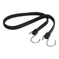 31" L Black EPDM Rubber Utility Strap with S-Hooks