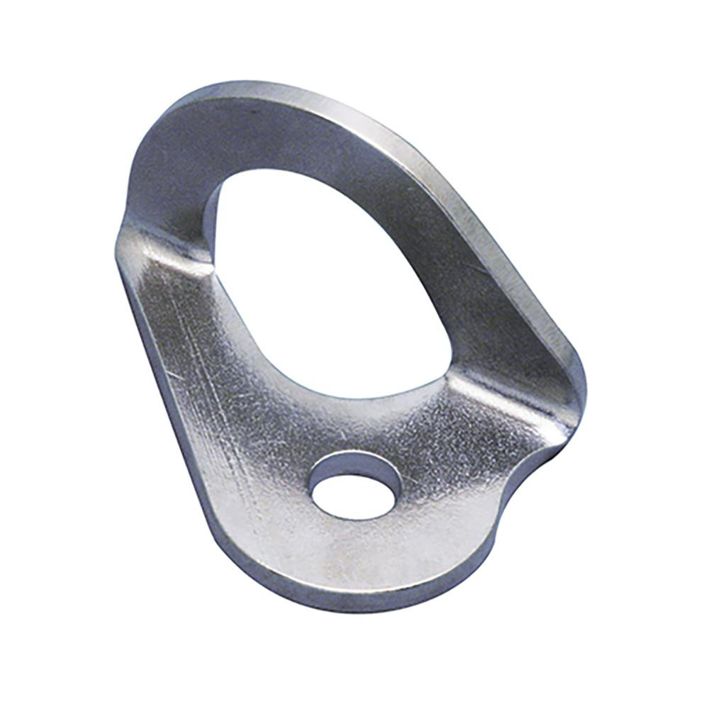 1.31" Opening ID L x 0.8" Opening ID W Type 304 Stainless Steel Tie Down Tab with 1 Mounting Hole