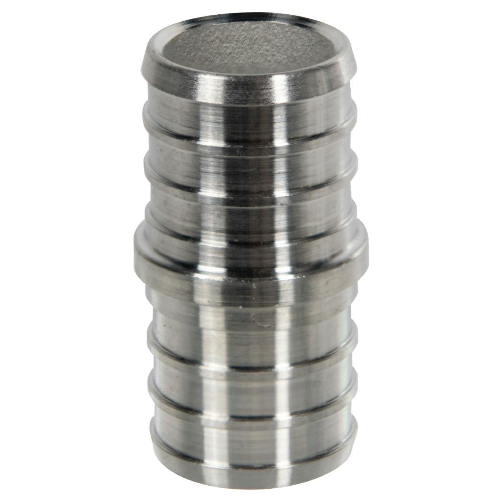 3/4" PEX x 3/4" PEX Stainless Steel Coupling
