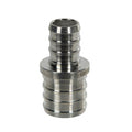 3/4" PEX x 1/2" PEX Stainless Steel Reducer Coupling