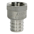3/4" PEX x 3/4" FNPT Stainless Steel Female Adapter