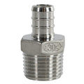 1/2" PEX x 3/4" MNPT Stainless Steel Male Adapter