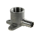 1/2" PEX x 1/2" FNPT Stainless Steel Female Dropear 90° Elbow