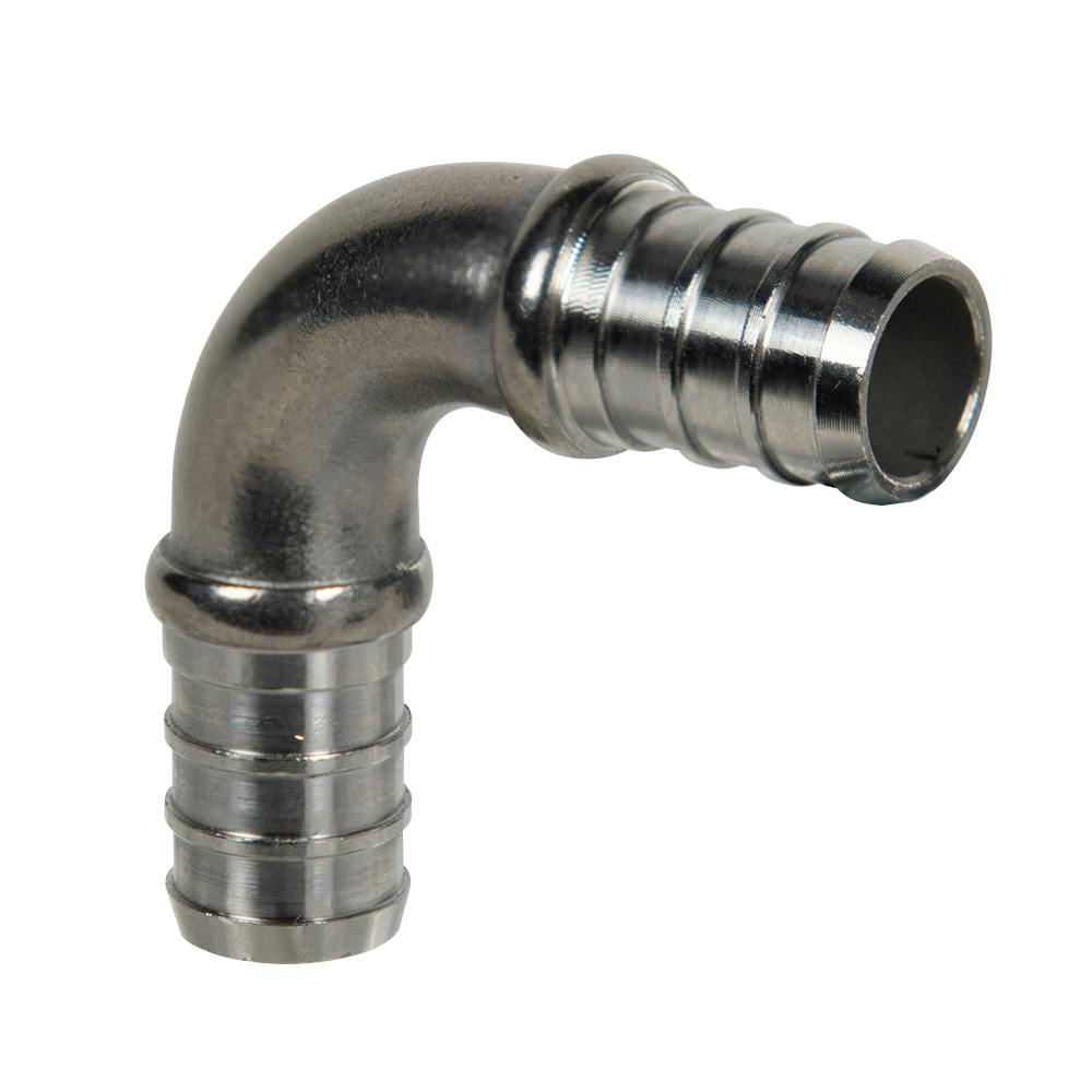 1/2" PEX x 1/2" PEX Stainless Steel 90° Elbow