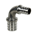 3/4" x 1/2" PEX Stainless Steel 90° Reducer Elbow