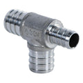 3/4" x 1/2" x 3/4" PEX Stainless Steel Reducer Tee