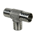 1" x 1" x 1" PEX Stainless Steel Tee