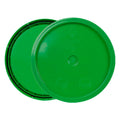 3-1/2 to 5-1/4 Gallon Green HDPE Economy Round Bucket Lid with Tear Tab
