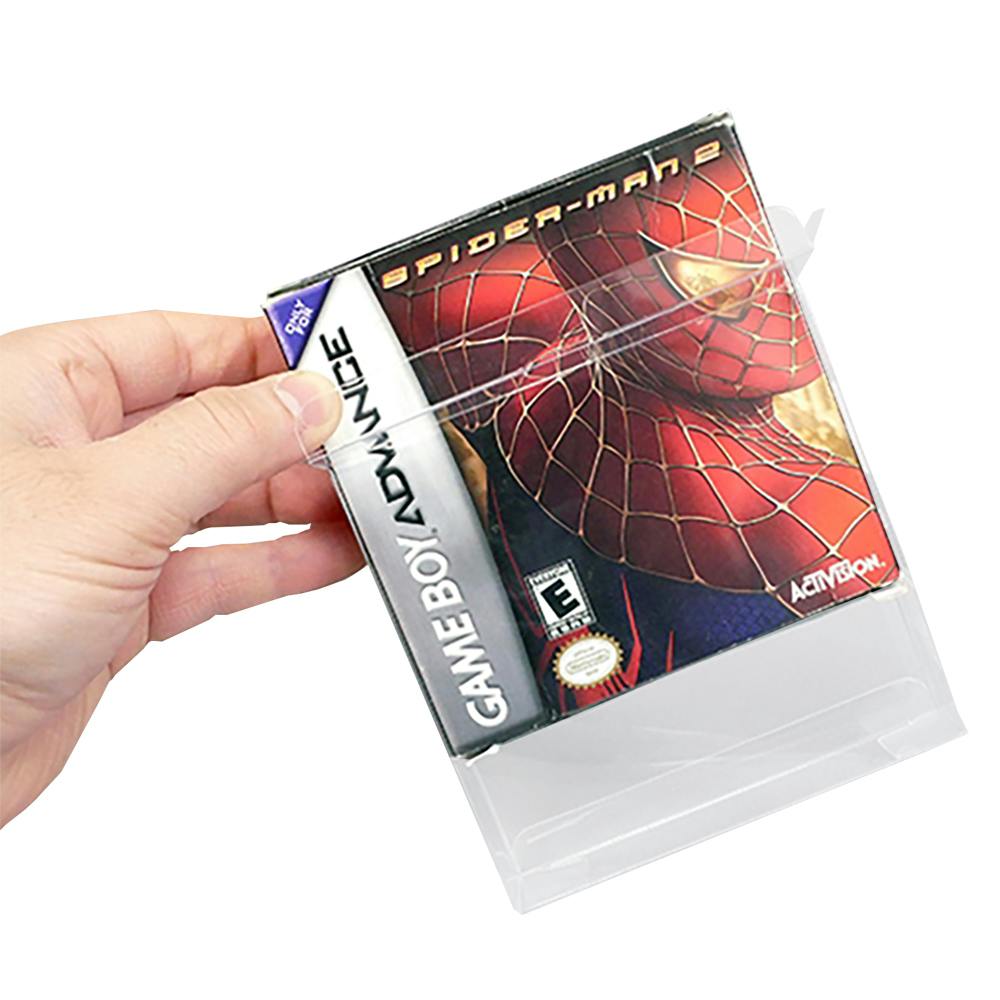 BOXPRO® Crystal Clear Protector for Game Boy™, GB Advance & GB Color Cartridge in Box - 5" L x 5" W x 1" Hgt. (Package of 10)