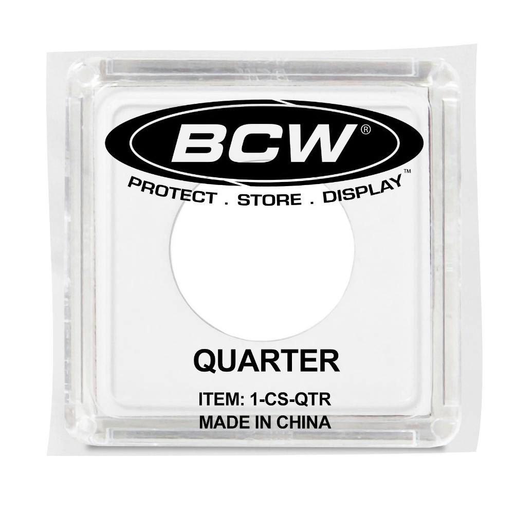 BCW® 2" x 2" Quarter Coin Snap Holder
