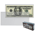 BCW® Regular Bill Currency Toploader (Package of 25)