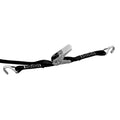 2" W x 10' L Black Nylon Stainless Steel Standard Ratchet Assembly with J-Hooks