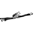 2" W x 20' L Black Nylon Stainless Steel Standard Ratchet Assembly with Flat Hooks