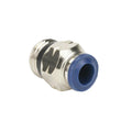 1/4" Push-to-Connect x 1/4" SWIFTFIT Universal Thread 87 Series Nickel-Plated Brass Straight Male Adapter