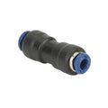 1/8" Tube OD x 1/8" Tube OD 85 Series Black Nylon Union Connector