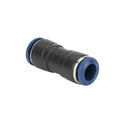 3/8" Tube OD x 3/8" Tube OD 85 Series Black Nylon Union Connector