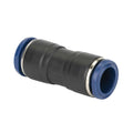 1/2" Tube OD x 1/2" Tube OD 85 Series Black Nylon Union Connector