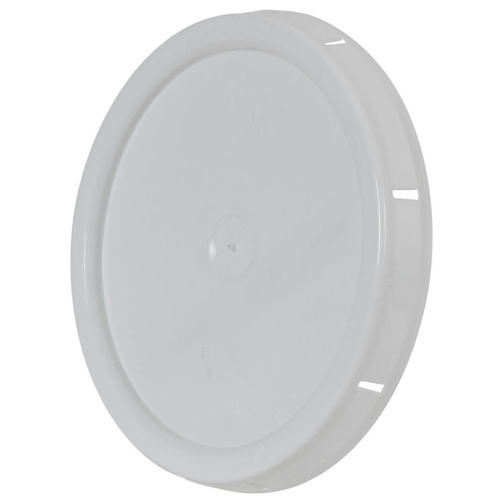 White HDPE Tear-Tab Lid for 1 Gallon USP Premium Bucket