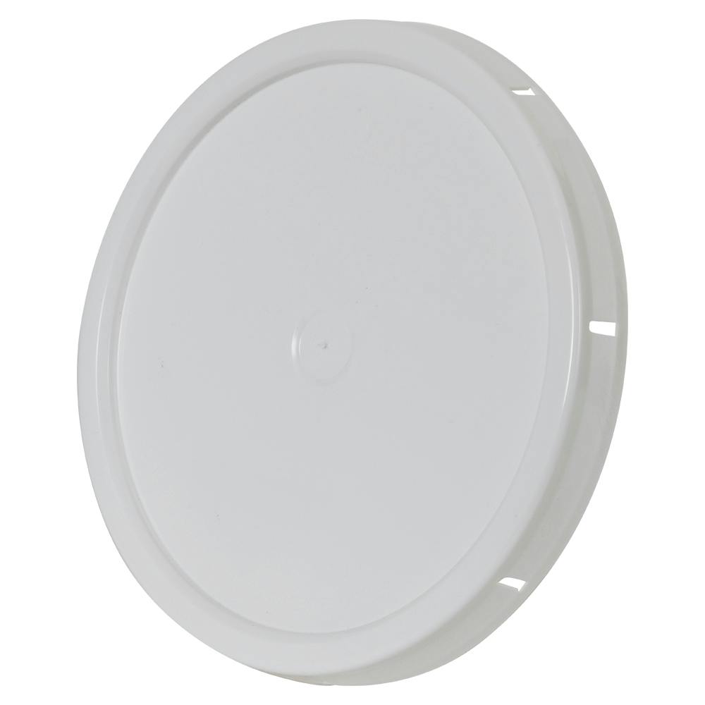 White HDPE Tear-Tab Lid for 2 Gallon USP Premium Bucket