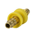 1/4" Hose Barb x 1/4" Hose Barb Brass Union Push-Lok® Fitting