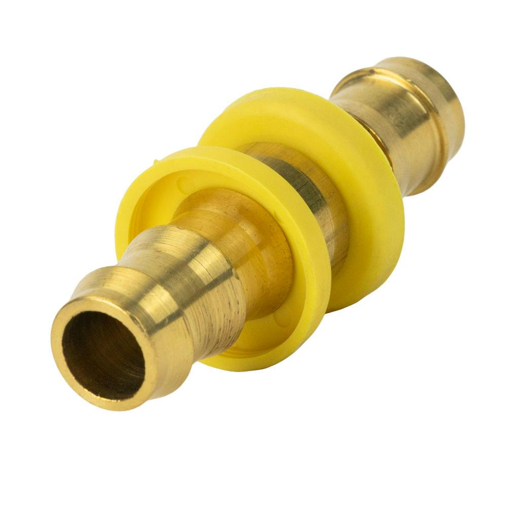 1/2" Hose Barb x 1/2" Hose Barb Brass Union Push-Lok® Fitting