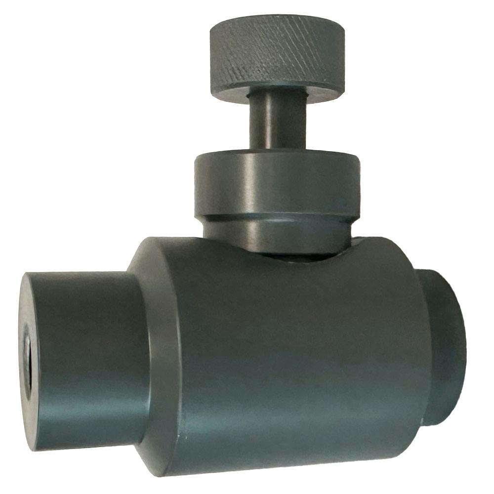 3/8" Threaded Gray PVC Needle Valve