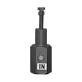 1/4" Threaded Gray PVC Pressure Relief Valve - 15 psi to 75 psi