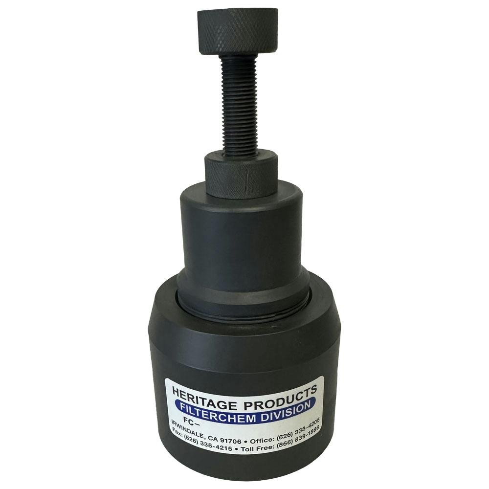 1/2" Threaded Gray PVC Pressure Relief Valve - 15 psi to 125 psi