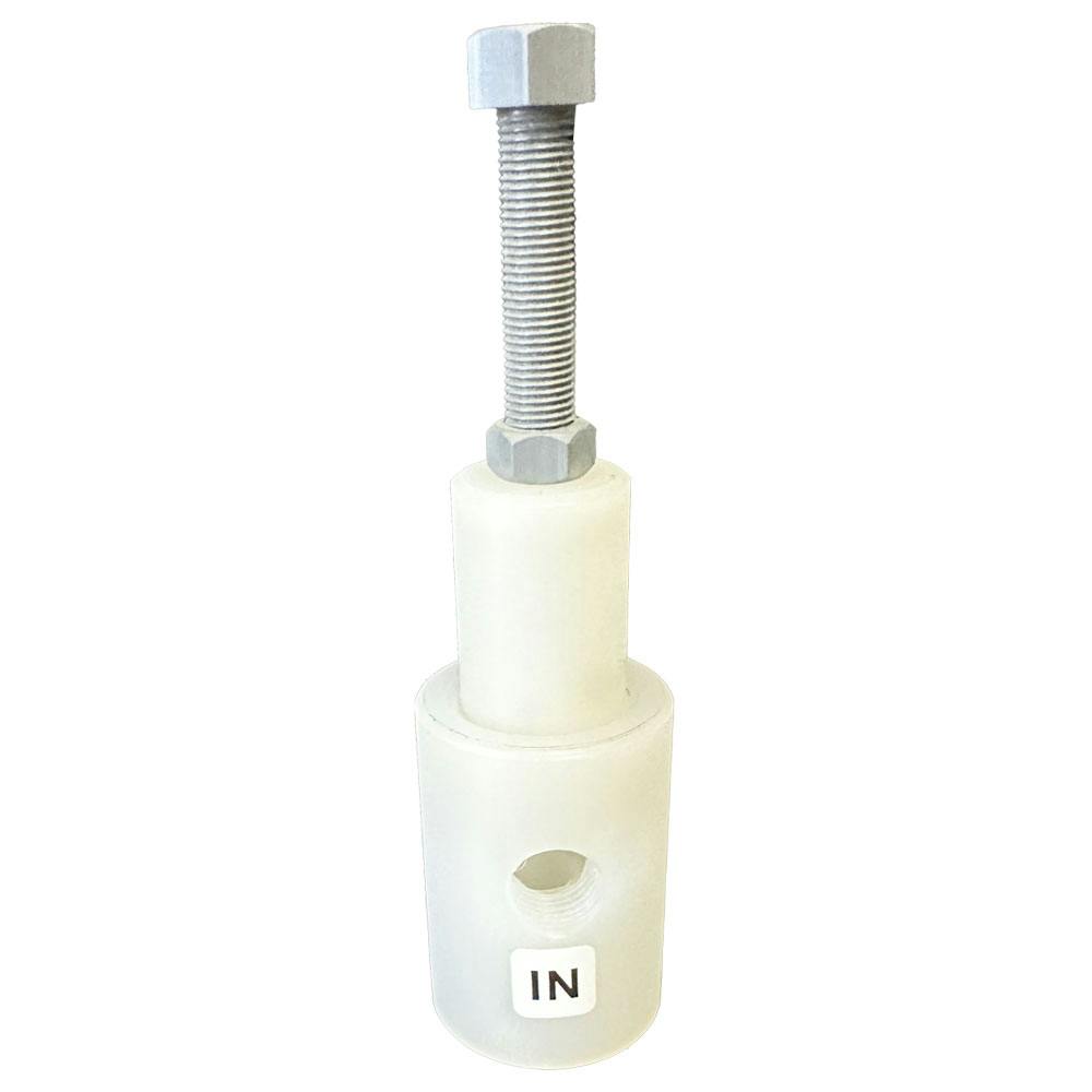 1/4" Threaded Natural Polypropylene Pressure Relief Valve - 60 psi to 120 psi