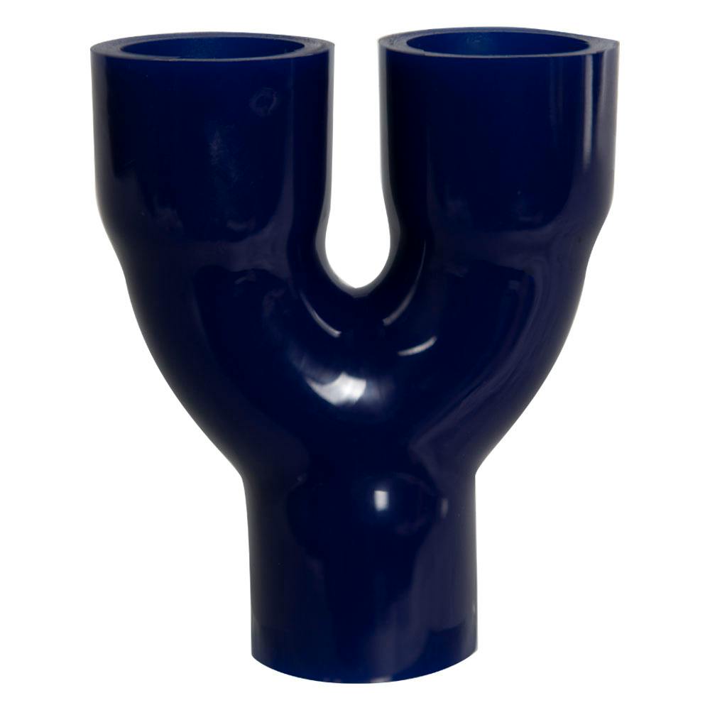 1-1/4" ID Blue Excelon F-1000 PVC Flexible Wye