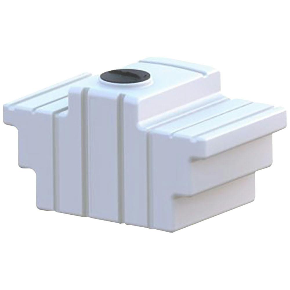 300 Gallon Natural HDPE Space-Saving Pick-Up Truck Bed Tank with 12" Lid - 69.5" L x 41" W x 41.16" Hgt.