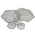1-1/2" Dia. Clear ABS H2X Hollow Floating Hexagon - Case of 200