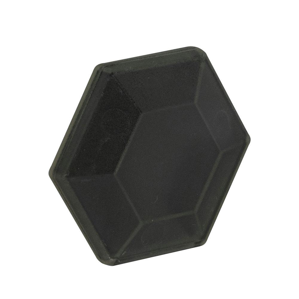 1-1/2" Dia. Black ABS H2X Hollow Floating Hexagon - Case of 200