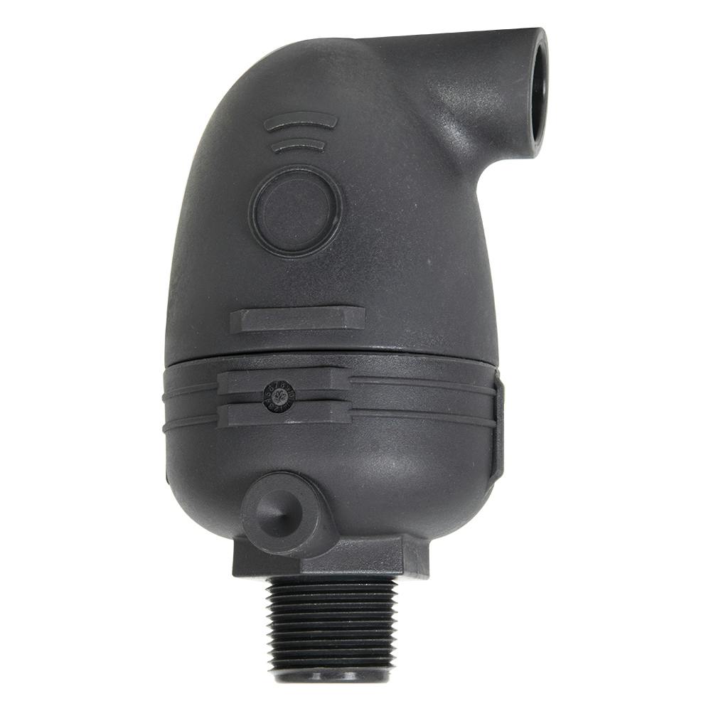 2" NPT Black Nylon Continuous-Acting Air-Release Vacuum Breaker Valve
