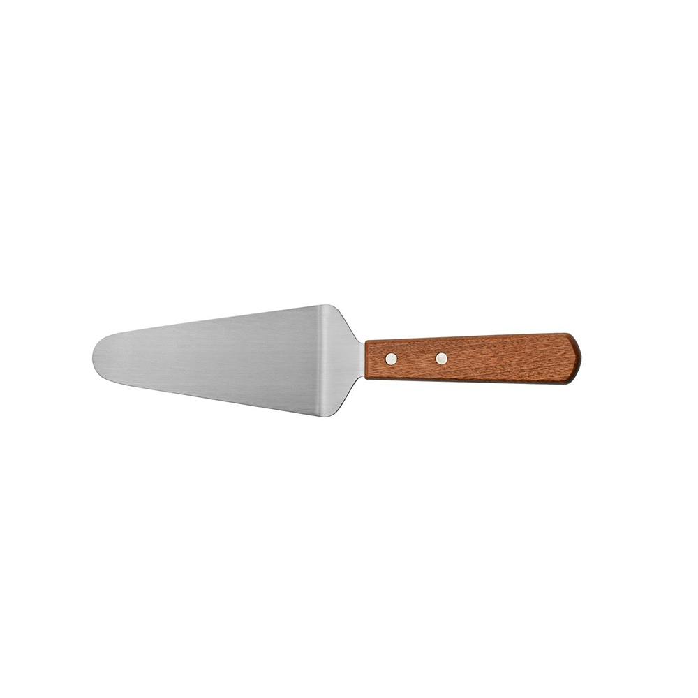 Stainless Steel Pie Server with Wood Handle - 4.875" x 2.375" Blade