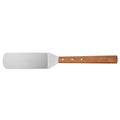 Stainless Steel Long Handle Turner with Wood Handle - 8.5" x 2.875" Blade