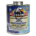 Quart TALON™ Weatherproof Clear Low VOC Medium-Bodied Wet/Dry PVC Cement