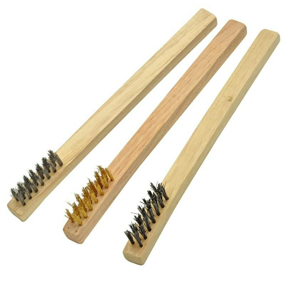 3 Piece Mini Wire Brush Set