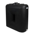 200 Gallon Black LLDPE Tamco® Rectangular Dual-Barrel Doorway Tank with 8" Lid, 3/4" FNPT Connection & 25 Gallon Graduations - 52" L x 25" W x 44-1/2" Hgt.